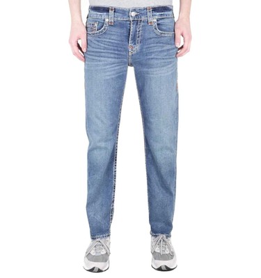 Crosshatch Da Uomo strappato con effetto invecchiato slim fit stretch denim pantaloni corti taglia W34 
