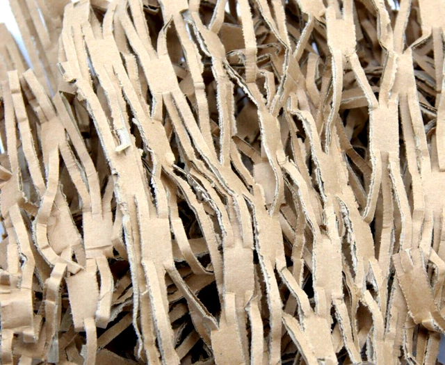 Recycled Shredded Cardboard Void Fill For Parcels, Packaging 1.7kg