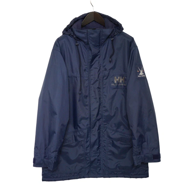 Uomo Helly Hansen Giacca Traspirante Blu Impermeabile Vela da Yacht M VAR907