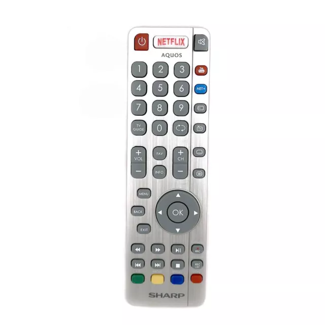 Neue echte SHW/RMC/0116 für Sharp Aquos Netflix TV-Fernbedienung LC-49CFF5221