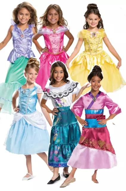 Disney Princesse Costume de Luxe Déguisement Enfants Livre Jour Filles Conte