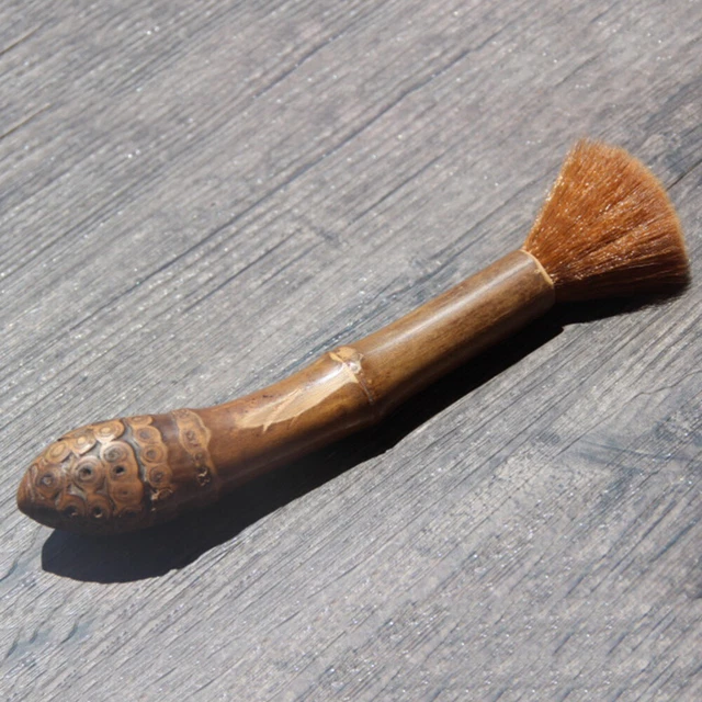 2 pz pennello teiera in legno legno per la cerimonia del tè