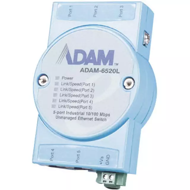 Commutateur LAN Advantech ADAM-6520L-AE Nbr. de sorties: 5 x 12 V/DC, 24 V/DC,