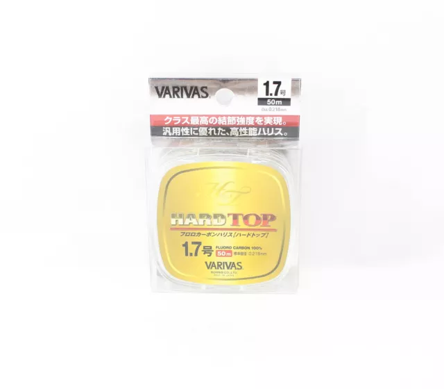 Varivas Fluorocarbon Line Hard Top 50m #1.7, 0.218mm (3243)