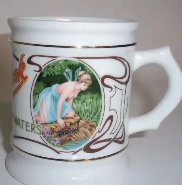 The Corner Store White Rock Coffee Mug The Champagne of Waters Porcelain 1985
