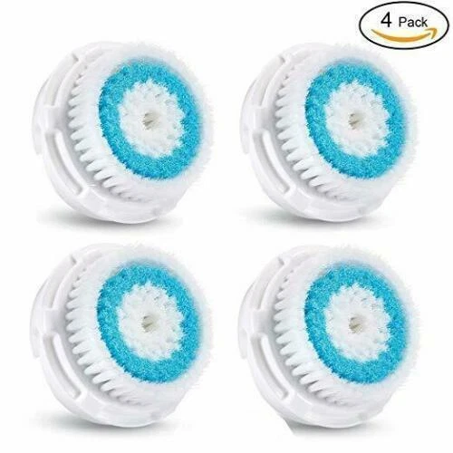 Confezione da 4 testine pulizia viso pori profondi per Clarisonic Mia 1, 2, 3 altri