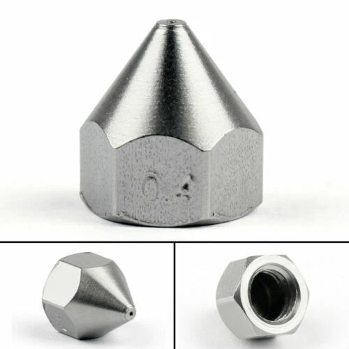 1x Nozzle Tier Time UP 1.75/0.4mm Filament Nozzle For 3D Printer Stainless US