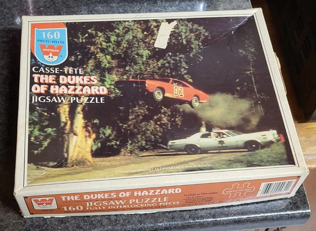 1981 Dukes Of Hazzard Puzzle Rare Canada 160pc Version, 157 / 160 Pieces, In Box