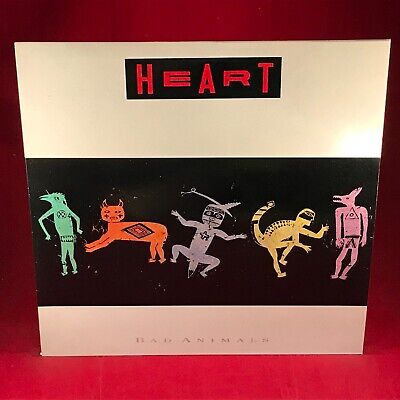 HEART Bad Animals 1987 UK Vinyl LP + INNER Who Will You Run To alone original D