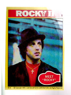 1979 Rocky II Collector Movie Card #s 1-99 (A4824) - You Pick - 10+ FREE SHIP