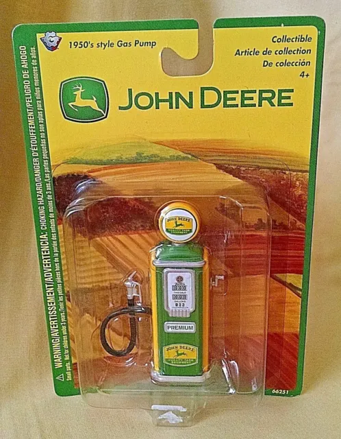 John Deere Gas Pump New 1950'S Style Gearbox Toys 2005 Alpha Intl #66251 Sealed.