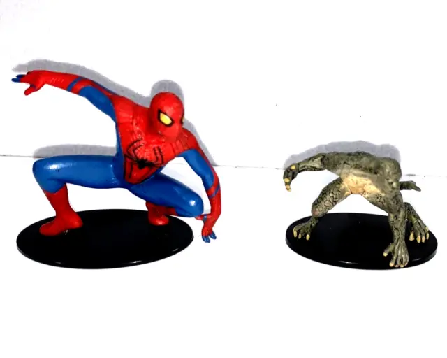 Amazing Spider-Man Action Figures Lizard & Spiderman Spider 2012 Marvel Toy Lot