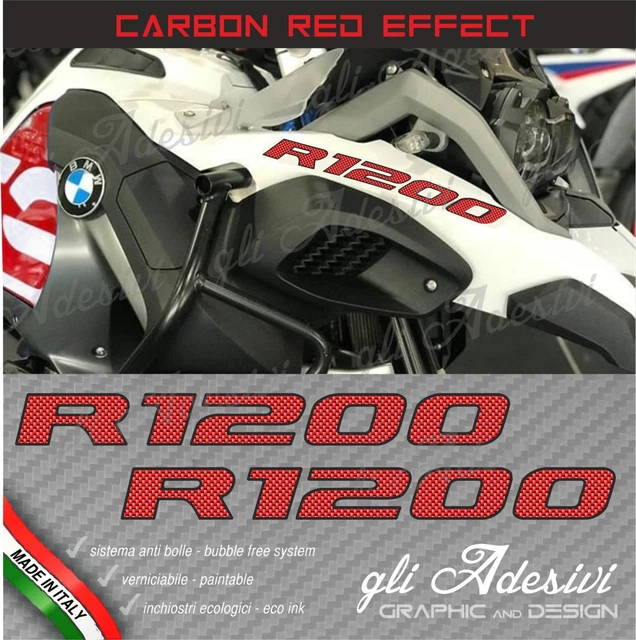 Kit D'autocollants Carénage Blanc/rouge Pour BMW R 1200 RS 2015-2018 - Neuf, Marque TRUITE/IRIDEA