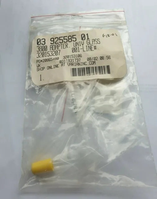 Varian 03-925585-01 3800 Adapter Univ Glass (R4S11.3B5)