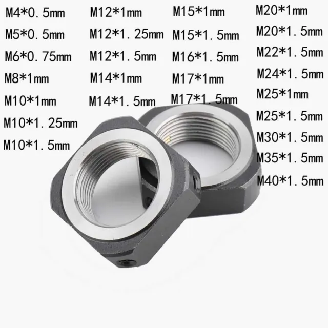 1pcs M4 M5 M6 M8 M10 M12-M40 Square Non-slip Nuts Precision Lock Nut With Copper