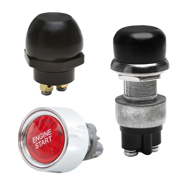 Universal 12V Engine Push Start Button – Ignition Starter Switch For Tractors, Diggers, Trucks & More 12 thumbnail image