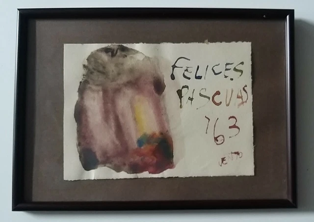VENTO, José,  Acuarela, 1963. 19x14 Cms.