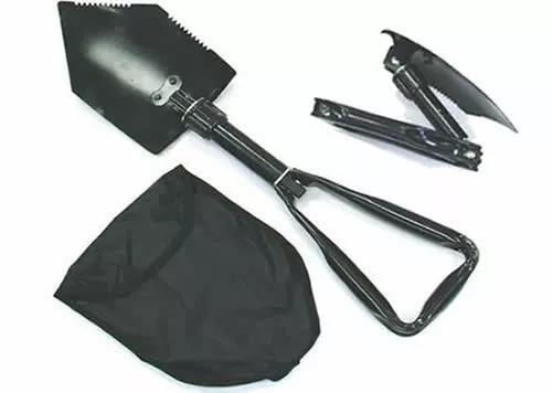 Heavy Duty Compact Army Folding Spade Shovel Camping Hiking Survival Tool