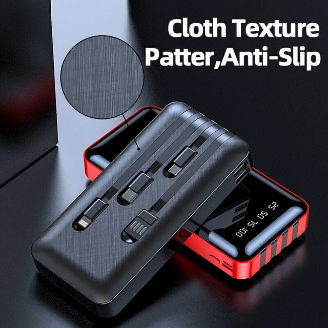 20000mAh Backup External Battery USB Power Bank Pack Charger for Cell Phone