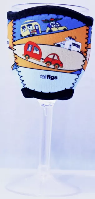 Tall Figs Caravan Neoprene Wine Glass Cooler