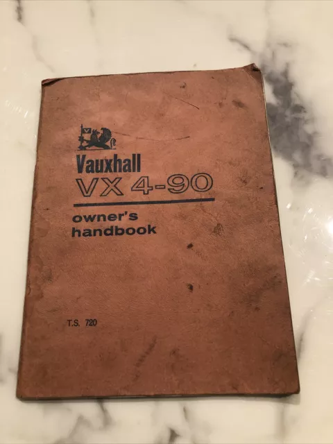 Manuale proprietario Vauxhall VX 4-90. Settembre 1964 con schema cablaggio