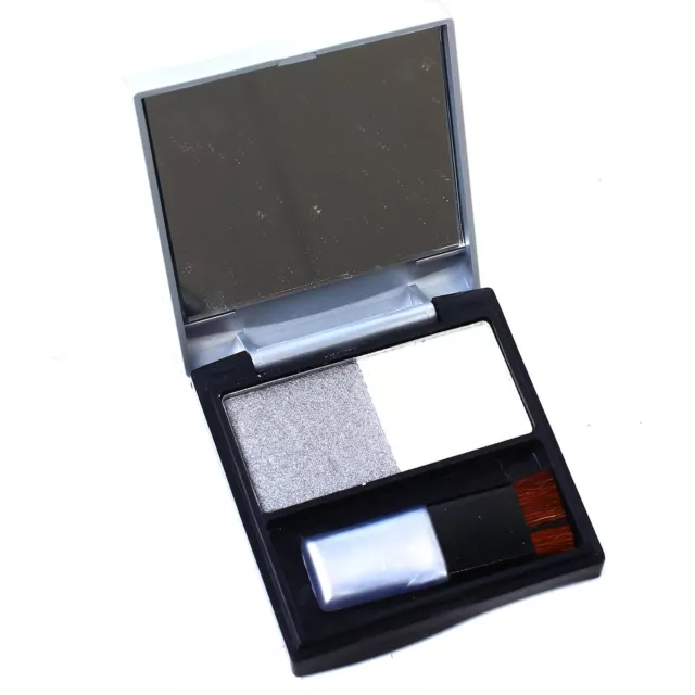 Technic Brillo Paleta Sombra de Ojos Duo Compacto Polvo Forro Color Gris &