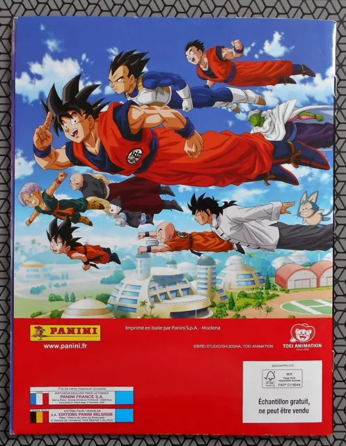 ALBUM FIGURINE STICKER PANINI DRAGON BALL SUPER Vierge + POSTER 2