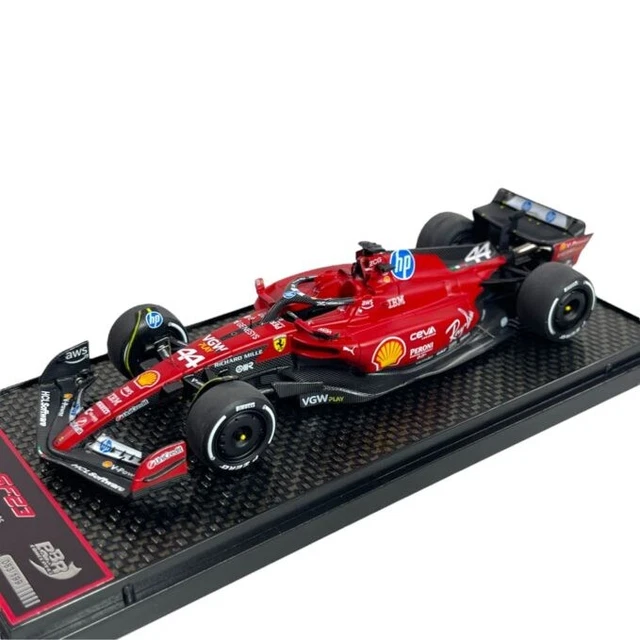 BBR Models 1:64 Ferrari SF23 #16 Charles Leclerc 2023 Bahrain GP Diecast Car