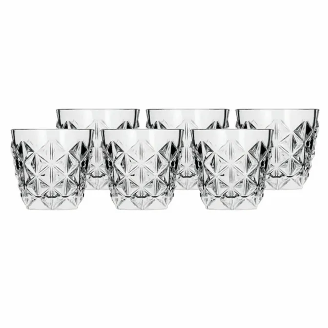 Set of 6x Enigma Luxion Crystal  Whisky Glasses Tumblers 370 ml -- Brand New 3
