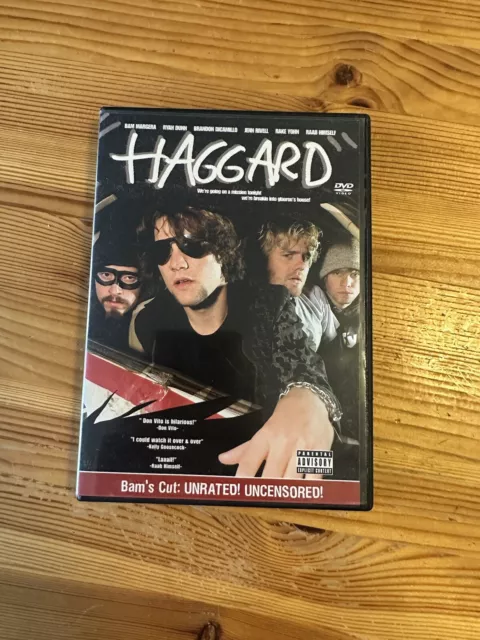 Haggard Bam's Cut DVD - Bam Margera, Ryan Dunn, Jackass, Skateboarding video