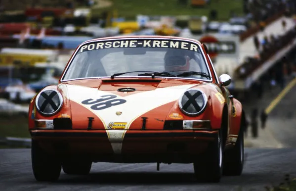 Erwin Kremer Rudi Lins, Porsche 911 S Osterreichring 1971 Old Photo 2