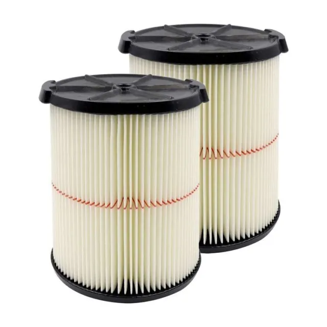 2 Pack Replacement Filter for Craftsman CMXZVBE38754 fit 5-20 Gallon Shop Vacuum