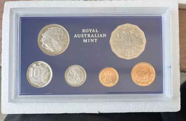 1975 Australia RAM Proof Set Immaculate with Foams & COA Gem Mint RARE!! ++++