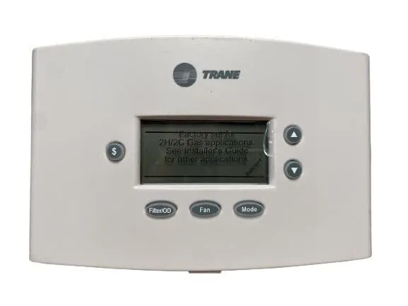 TRANE TCONT402AN32DAA 3 Heat, Dual Fuel, Thermostat, Heat Pump, Non-PROGRAMMABLE