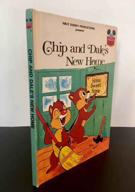 Chip and Dale's New Home (Disney Wonderful World of Reading) First Edition 1979!