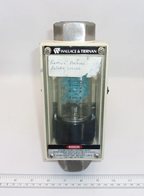 Wallace & Tiernan 5510A02242Axl Direct View Flow Meter, 0987A
