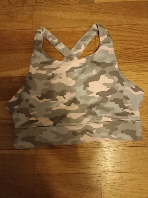 Fabletics  Damen Fitness Bustier Sport BH Gr.M Camouflage
