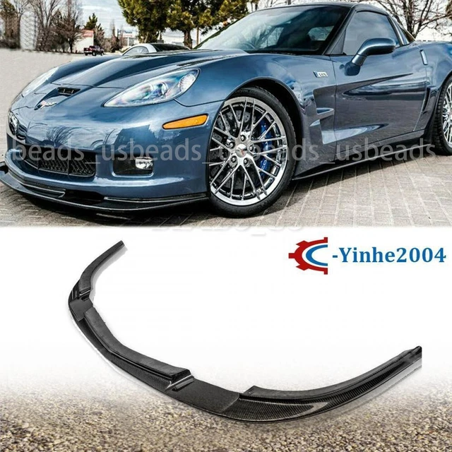 FOR 0513 CHEVY Corvette C6 Z06 ZR1 Front Bumper Lip Splitter Kit