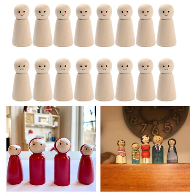 Bambole Con Pioli Di Legno Persone Per Bambini Che Dipingono Bambole Con Pioli Di Legno Non Finiti Figure In Legno Piccoli Corpi Di Bambole In Legno Arte E Artigianato Creativo Fai-da-te 20 Pezzi 