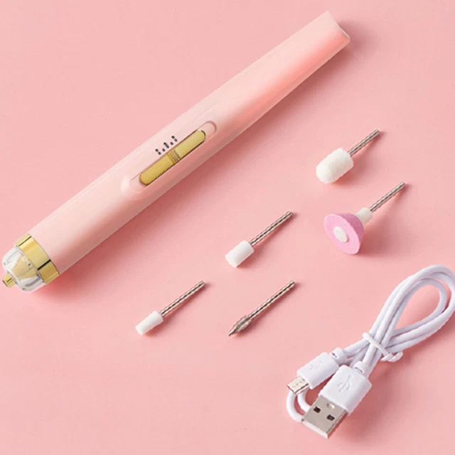 Molinillo de uñas cable USB resistente al desgaste máquina rectificadora eléctrica compacta