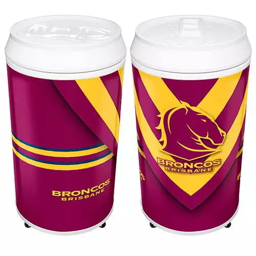 Brisbane Broncos NRL Cooler Can 40 Litre Bar Fridge Easter Gifts