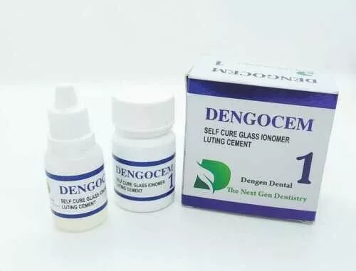 Permanent Dental Cement For Fixing Loose Caps/Crowns/Bridges Full Kit