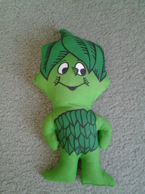 LITTLE GREEN SPROUT from Jolly Green Giant Plush Advertising 12" Cloth Doll