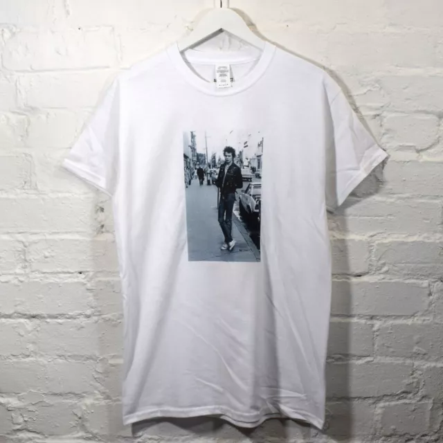 Actual Fact Sid Vicious Bw Sex Pistols Stampato T-Shirt Punk Tee