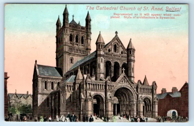 Cathedral Church of St. Anne BELFAST Northern IRELAND UK Postcard