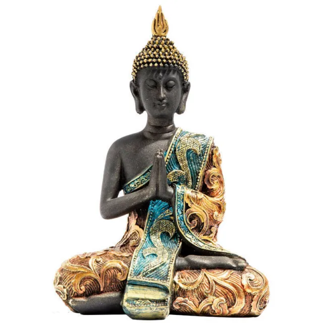 Thai Buddha Figur Statue Budda Feng Shui Buddhismus Thailand Indien Ornament