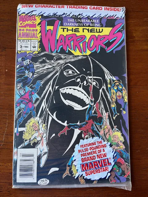 New Warriors Annual # 3 Vf/Nm Sealed Newsstand 1St Darkling Marvel Comics 1993