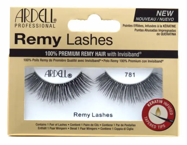 Pestañas postizas Ardell Professional Remy 781 nuevas en caja 100% premium cabello Remy