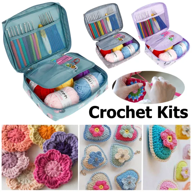 66PCS CROCHET KITS for Beginners Colorful Crochet Hook Set Knitting Starter  Kit┆ $33.77 - PicClick AU