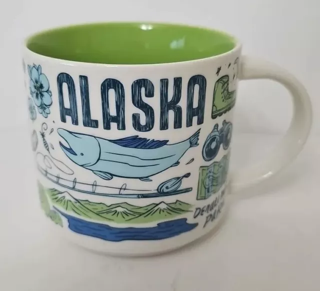 Starbucks ALASKA Been There Series Across the Globe White, Blue, Green